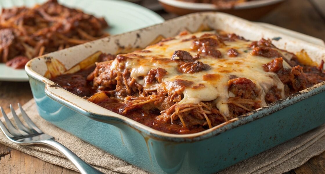 BBQ Pulled Pork Casserole