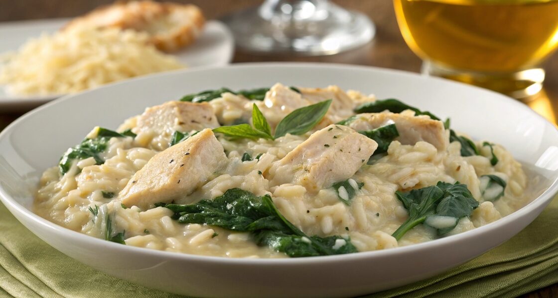 Chicken and Spinach Risotto