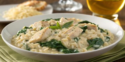 Chicken and Spinach Risotto