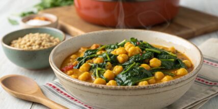 Chickpea and Spinach Curry