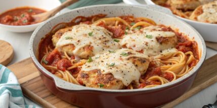 One-Pot Chicken Parmesan Pasta