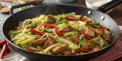 Pork and Cabbage Stir-Fry