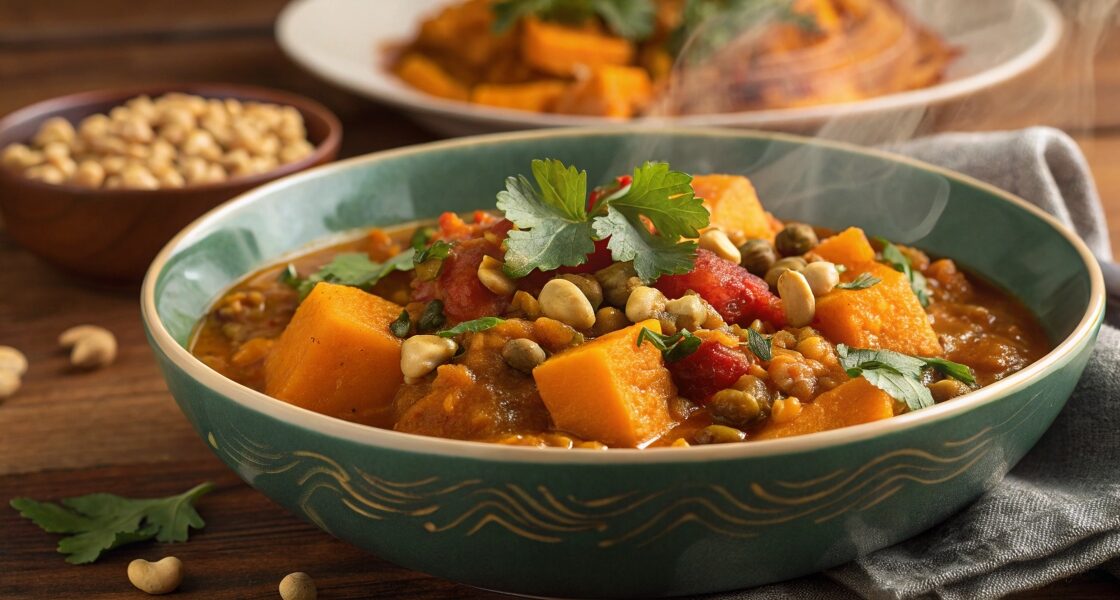 Pumpkin Curry with Lentils