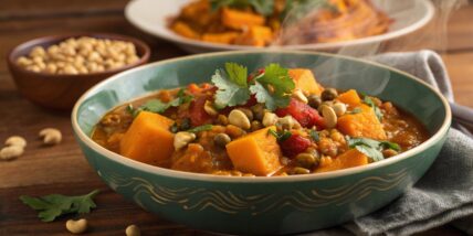 Pumpkin Curry with Lentils