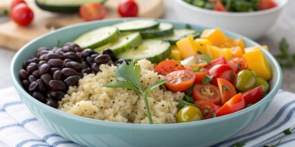 Quinoa and Black Bean Bowl