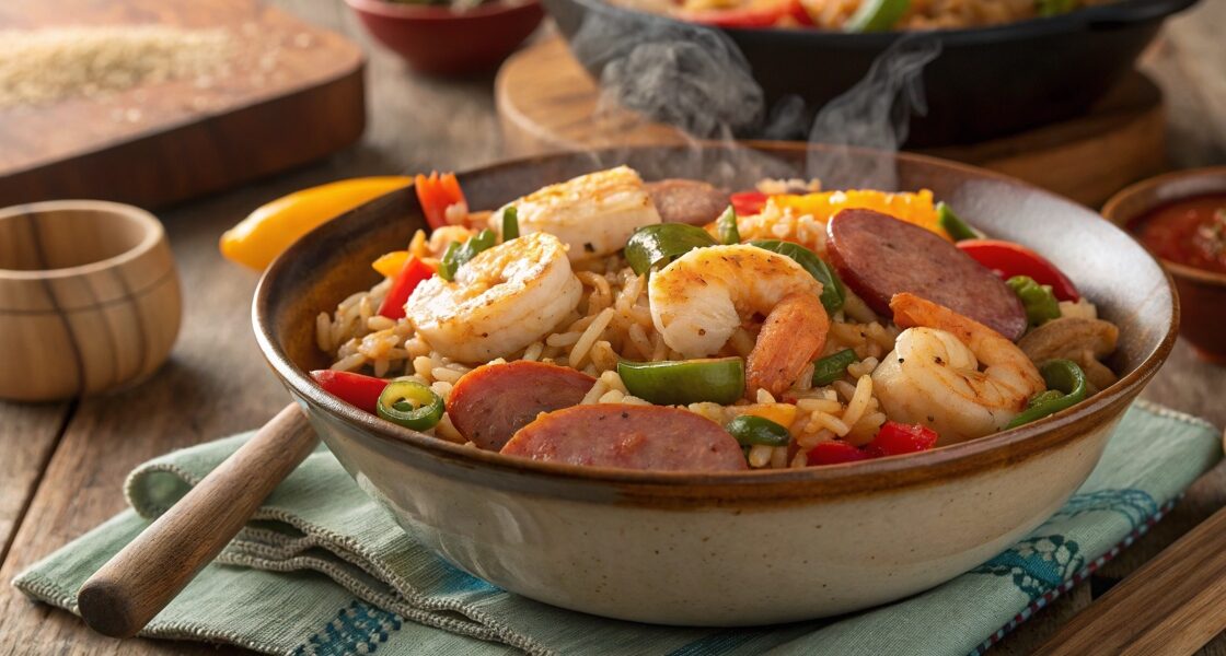 Shrimp and Sausage Jambalaya