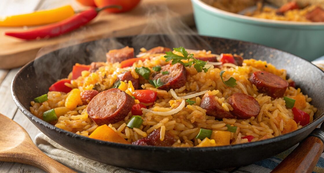 Spanish Rice with Chorizo