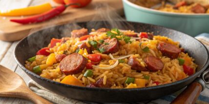 Spanish Rice with Chorizo