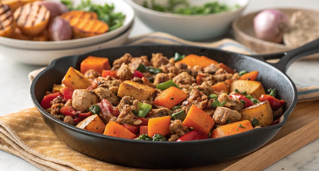 Turkey and Sweet Potato Skillet