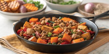 Turkey and Sweet Potato Skillet