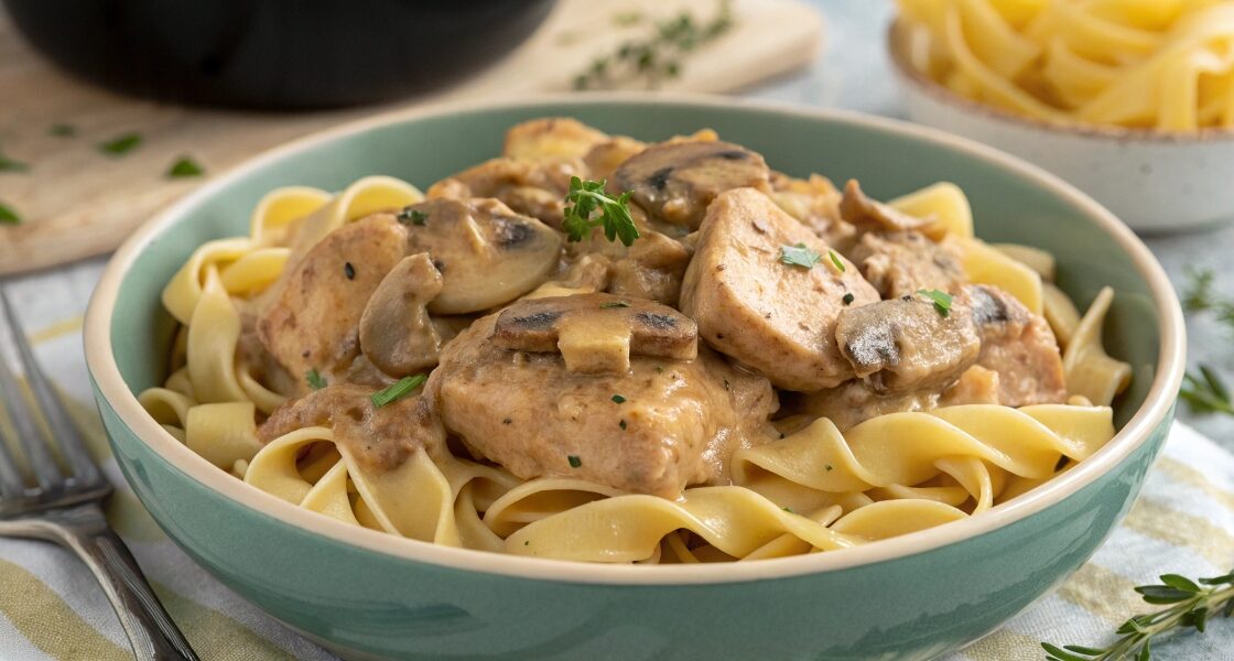 Instant Pot Chicken Stroganoff