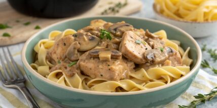 Instant Pot Chicken Stroganoff