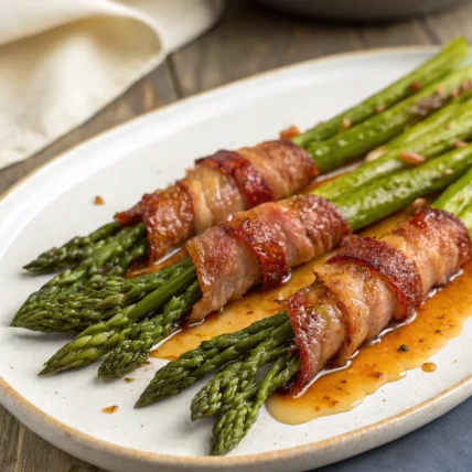 Instant Pot Bacon-Wrapped Asparagus with Savory Glaze