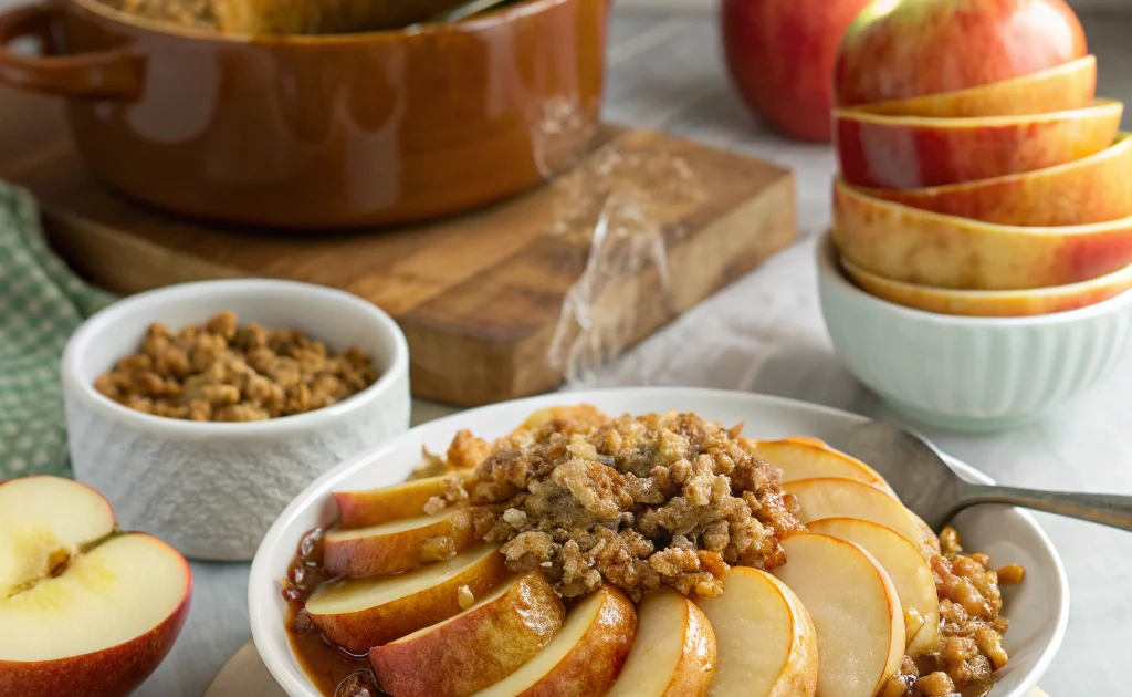 Instant Pot Caramel Apple Crisp