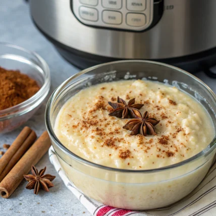 Instant Pot Chai Spiced Rice Pudding