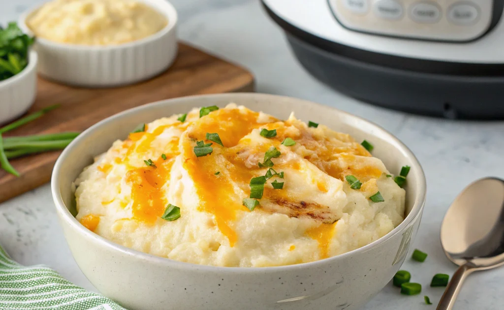 Instant Pot Cheesy Cauliflower Mash