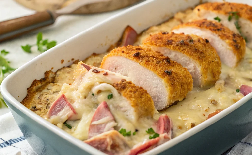Instant Pot Chicken Cordon Bleu Casserole