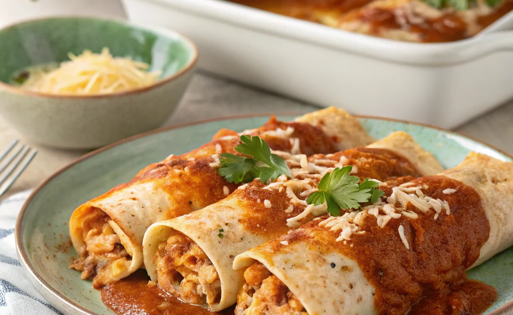 Instant Pot Chicken Enchiladas