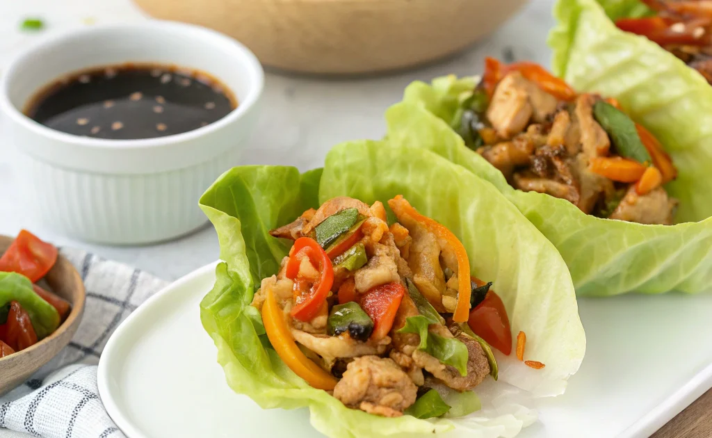 Instant Pot Chicken Lettuce Wraps