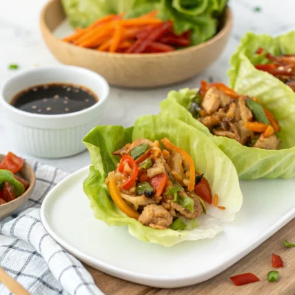 Instant Pot Chicken Lettuce Wraps